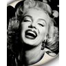 Tela Canvas Marilyn Monroe Preto e Branco - 65x52 - 1