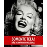 Tela Canvas Marilyn Monroe Preto e Branco - 65x52 - 2