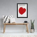 Ver imagem 2 de Quadro Arte Matisse - The Heart 24x18cm - com Vidro:madeira Preta