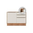 Ver imagem 5 de Kit Cozinha Modulada 3 Peças Versalis (1 Nicho + 1 Balcão + 1 Complemento) C3p195 Freijo/cinza