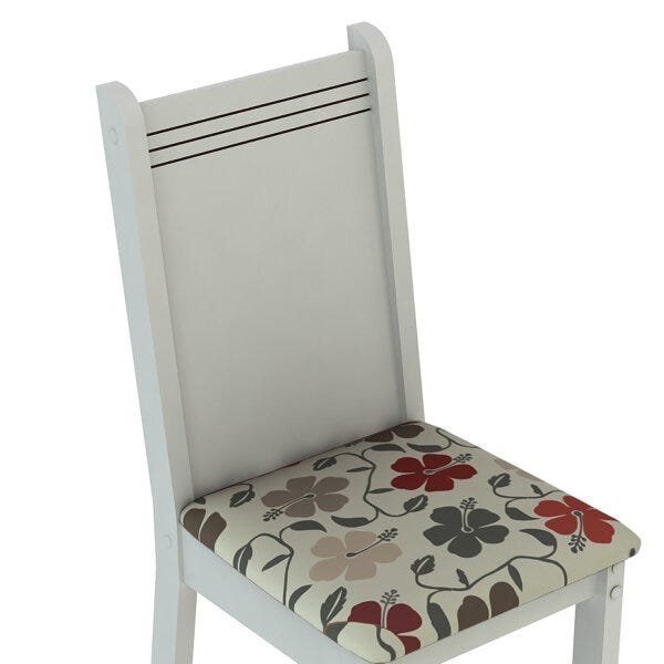 Conjunto de Mesa com 4 Cadeiras Rosie Madesa - 9