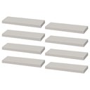 Ver imagem 1 de Kit 8 Prateleiras 30 X 10cm Branca Suporte Invisível