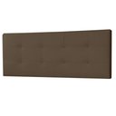 Ver imagem 6 de Kit Painel e Calçadeira Baú Solteiro 0,90m Berlim Suede Marrom - Pallazio