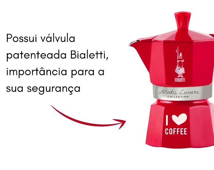 Cafeteira Italiana Moka Express Fest - 3 Xícaras Bialetti - 4