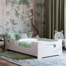 Cama Montessoriana Juvenil Criança Menino Branco Encanto - 1