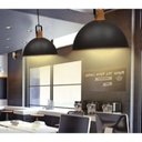 Ver imagem 2 de Pendente Vintage Industrial Alumínio Retro Preto Ø37cm