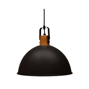 Pendente Vintage Industrial Alumínio Retro Preto Ø37cm
