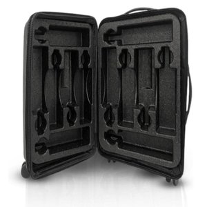 Mala Viagem Transporte de Vinho 12 Garrafas Grande Colmeia Espuma 12 Espumantes Winebag Proteçao