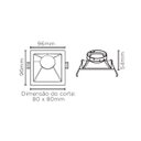 Ver imagem 4 de Spot Embutir Angular Mr16 25° Branco Square Angle Stella Sth8970Br