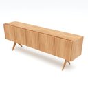 Ver imagem 2 de Balcão Buffet Aparador Lenny 229 Cm 5 Portas Laminado