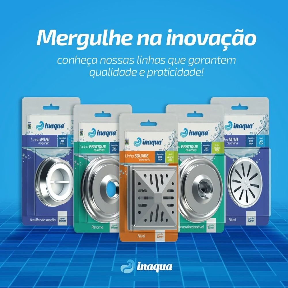 Dispositivo de Aspiração para Piscinas de Alvenaria Quadrado Square - 4