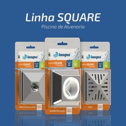 Dispositivo de Aspiração para Piscinas de Alvenaria Quadrado Square - 5