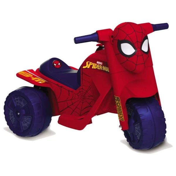 Moto Elétrica Homem Aranha Azul Vermelho 3003 Bandeirantes | MadeiraMadeira