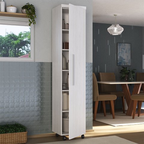 Armário Elegance 1 Porta 1402 Ilan Carvalho Claro