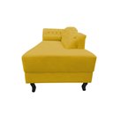 Ver imagem 6 de Recamier Decorativo Divã Styllus Lado Esquerdo Couro Amarelo
