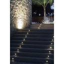 Ver imagem 4 de Kit 4 Embutido Chao Redondo LED 1W Preto Inox Deck Ali64