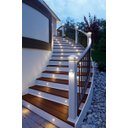Ver mais imagens de Kit 4 Embutido Chao Redondo LED 1W Preto Inox Deck Ali64