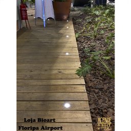 3 Embutido Chao Redondo Led 1w Preto Inox Ip67 3000k Ali64 - 7