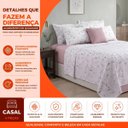 Ver imagem 6 de Jogo de Cama Casal Sultan Realce Premium 140 Fios 4 Peças Lençol com Elástico Olivia