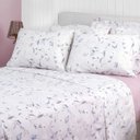 Ver imagem 3 de Jogo de Cama Casal Sultan Realce Premium 140 Fios 4 Peças Lençol com Elástico Olivia