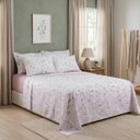 Ver imagem 2 de Jogo de Cama Casal Sultan Realce Premium 140 Fios 4 Peças Lençol com Elástico Olivia