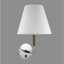 Ver imagem 2 de Arandela Quarto Cabeceira Tipo Abajur Braço com Madeira Ac570