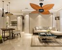 Ver imagem 2 de Ventilador de Teto Office Jet Aspen Venti-delta Preto Freijó 220v