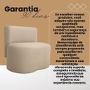 Ver imagem 7 de Kit 2 Puff Feijão Orgânico Curvo com Encosto Redondo Sala Quarto Resistente Confortável Linho