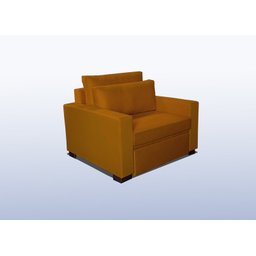Poltrona Cama Meca_MM com 80cm interno que se Transforma em Sofá Cama Solteiro Super Resistente e Co - 2