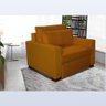 Poltrona Cama Meca_MM com 80cm interno que se Transforma em Sofá Cama Solteiro Super Resistente e Co - 1