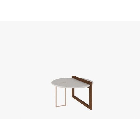Mesa Centro Ø60cm Linnea Canela Cobre Rudnick