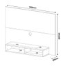 Painel para TV Flash - Artely - 4