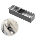 Ver imagem 1 de Calha Canal Organizador Escorredor Gourmet Inox 60cm Goldenx