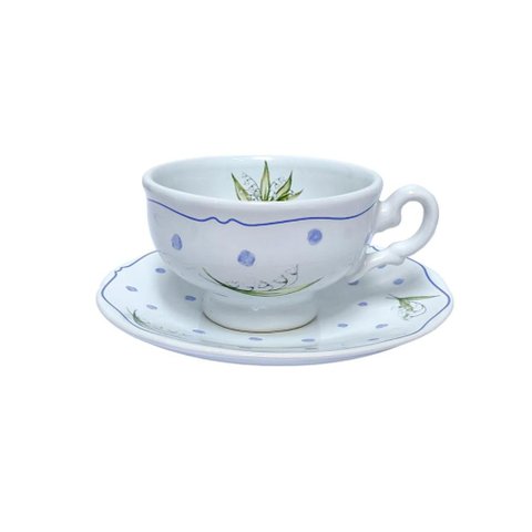 Xicara de Cha com Pires Muguet Luiz Salvador