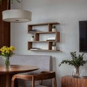 Ver imagem 1 de Nicho de Parede Decorativo Freijó Zig para Sala Quarto Hall