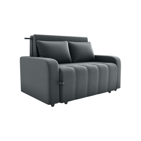 Sofá Cama Amora Veludo Cinza E425 - Matrix