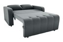 Ver imagem 3 de Sofá Cama Amora Veludo Cinza E425 - Matrix