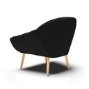 Ver imagem 6 de Kit 02 Poltronas Giovana Linho Pés Palito Natural - D’Rossi - A79 Preto