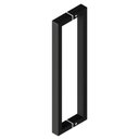 Ver imagem 2 de Puxador Duplo Df 991 - Preto - 20 Cm