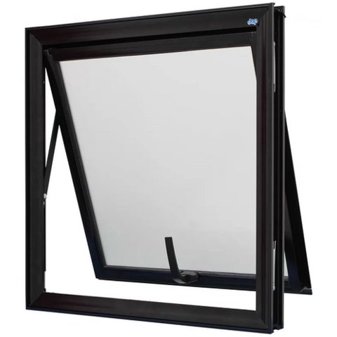 Vitrô Maxim-ar Perfecta 1 Folha 60x60cm Preta - 1048-5601 - Jap Vitro Maxim-ar Perfecta 1f 060x060 P