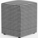 Ver imagem 2 de Kit 02 Puffs Quadrado Decorativo L02 Pied Poule - Lyam Decor