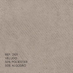 Sofá 3 Lugares Carbono 2,50M Veludo Nude - Gran Belo - 4 Sofá 3 Lugares Carbono 2,50M Veludo Nude - Gran Belo - 4