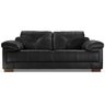 Sofá 3 Lugares Parizi 2,14M Couro Preto - Spazzio Nobre - 1