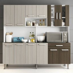 Cozinha Kit Clara 12 Portas 1 Gaveta Poliman - 1