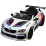Carro Elétrico Infantil BMW X6 GT3 Branco 2735 Bandeirantes - 1