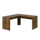 Ver imagem 2 de Mesa para Escritório em L 1,57x1,57m Me4116 Tecno Mobili - Nogal