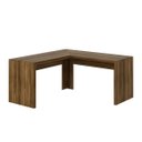 Ver imagem 2 de Mesa em L para Home Office 157cm ME4116 Nogal- Tecno Mobili