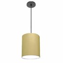 Ver imagem 1 de Lustre Luminária Pendente Vivare Free Lux Pe-4104pr Cúpula em Tecido 15x25cm