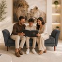 Ver imagem 6 de Recamier 150 cm Moderno Elegante com Estrutura Reforçada Cinza Escuro