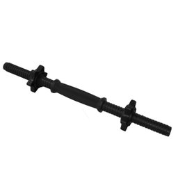 Kit Par 2 Barra Halter Dumbbell 45Cm Com Rosca E Presilha - 2